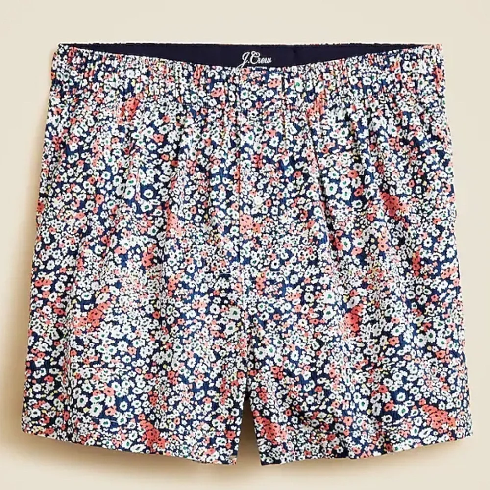 J crew printed boxers Sunhill Floral Blue Mul